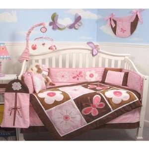 13 Piece Floral Garden Baby Crib Nursery Bedding Set 
