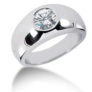   Diamond Mens Ring in Platinum (0.5cttw, F G Color, SI2 Clarity