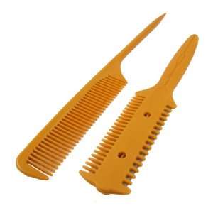   in 1 Set Metal Razor Blade Plastic Hair Comb Trimmer Cleaner Beauty