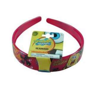   Spongebob Squarepants Plastic Printed Wide Hair Headband Toys & Games