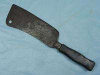 US OR BRITISH ENGLISH ANTIQUE OLD CHEFS KNIFE  