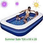  Splash and Play Family Pool 106 x 69 x 20 Childrens/​Swimming