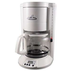   Coffee Pro Home/Office 12 Cup Coffee Maker in White