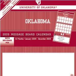   Sooners NCAA 12 Month Message Board Calendar