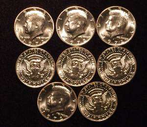 1972 D Kennedy Half dollar roll BU   20 coins #1607  