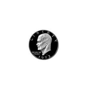  1973 S Silver Proof Eisenhower Dollar 