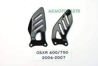 Suzuki GSXR 1000 05 06 07 08 Carbon Fiber Heel Plates 2005 2006 2007 