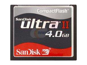   Ultra II 4GB Compact Flash (CF) Flash Card Model SDCFH 4096 901