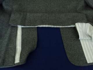 NWT $2700 Thom Browne Black Fleece Side Vent Grey Flannel SUIT BB5 46 