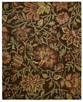   Area Rug, Rajah Collection JA41 Tapestry Chocolate 39 x 59