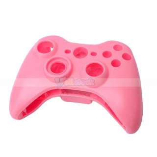 Pink Wireless Controller Full Shell Case for XBOX 360  