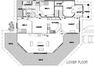 bedroom Pole House Plans,Hillside,Floor Plans SALE  