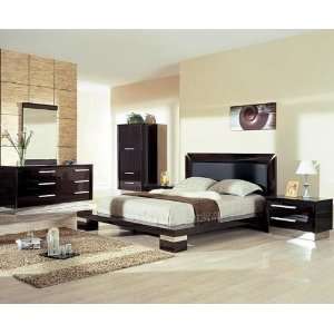   Furniture Modern Mahogany Platform Bedroom Set Furniture & Decor