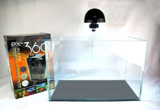     Low Iron Glass, 6 Gallon Nano Aquarium Cliplight PX 360  