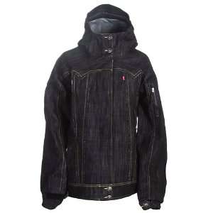  686 TMS Levis 3 Ply Process Womens Shell Snowboard Jacket 