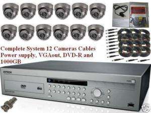 12 Channel CCTV Security Network DVR System 12 CH Pack  