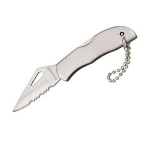 Mossberg Knives 8838 Stainless Key Chain Lockback Knife with Stainless 