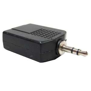    3.5mm Stereo Plug to two 1/4 Stereo Jack Adapter Electronics
