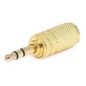  Metal 3.5mm Stereo Plug to 3.5mm Stereo Jack Adaptor 