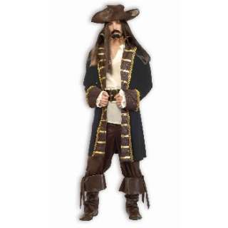 Mens Adult Designer Deluxe High Seas Pirate Costume  