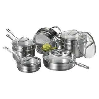 Cat Cora Stackable Stainless Steel   12 pc set