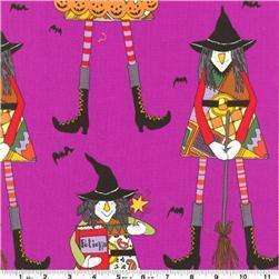 Alexander Henry Haunted House Witch Stitches Fabric  