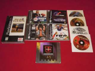   of 10 Sony PlayStation Games Nice Variety Classics PS1 PSX  