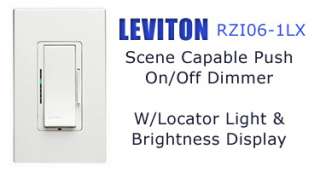 LEVITON RF 600W Scene Capable Dimmer RZI06 1LX Z Wave  