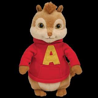 Alvin and the Chipmunks Beanie Babies New Set of 3  
