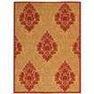  Rug   Beige/Red 710x11 Rectangle Patio Rug 