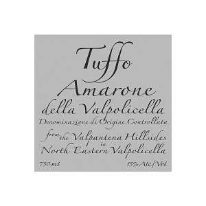  Tuffo Amarone Della Valpolicella 2008 750ML Grocery 