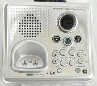 This is a GE 28112EE3 A DECT 6.0 Cordless Phone Answering Machine w 