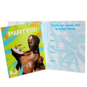  Animal Planet Friends Invitations (8) Party Supplies Toys 