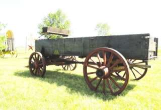Original Antique Horse Drawn Wagon Useable Turnbul 1866  