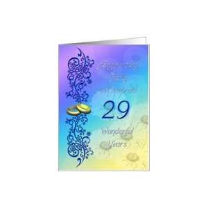  29 years Anniversary Party card Card Health & Personal 