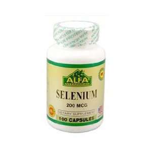 Alfa Vitamins Selenium 100 mcg 100 tablets Immune Support Antioxidant 