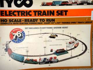 vintage TYCO ELECTRIC TRAIN SET ~SPIRIT OF 76~ HO SCALE  
