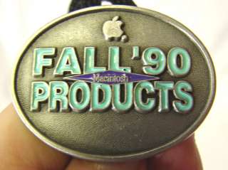 Vintage Apple Computer Pewter Bolo Tie, FALL 1990 Macintosh Classic 
