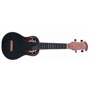  Applause Uae20 Ac/El Ukulele In Black Musical Instruments