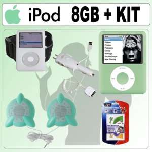  Apple 8GB IPOD Nano AAC/ Player   Green (3RD Generation 