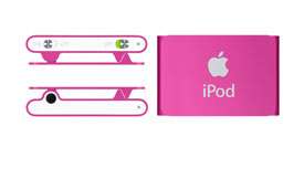 DAPreview Shop   Apple iPod shuffle 1 GB Pink (2nd Generation 