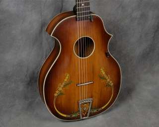1930s Vintage Kay Kraft Venetian Archtop Guitar  