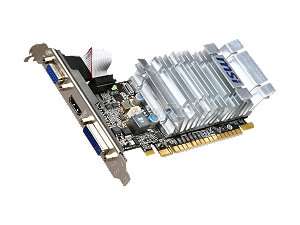 MSI N8400GS MD1GD3H/LP GeForce 8400 GS 1GB 64 bit DDR3 PCI Express 2.0 