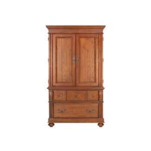  Glenmore Honey Brown 2Pc Bedroom Armoire