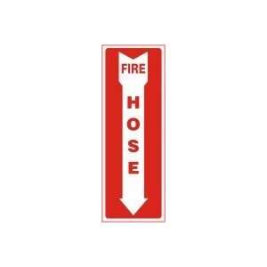  14X5 FIRE HOSE/ARROW Sign