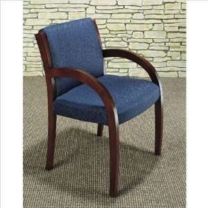  Wooden Guest Chair Finish Windsor Cherry, Fabric Ashley 