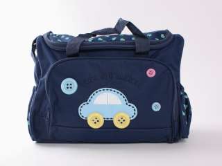 MULTI FUNCTION BABY TOTE NAPPY BAGS + ACCESSORIES NAVY 009  