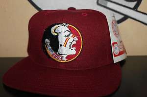 Florida State Seminoles Vtg Snapback Hat FSU DEADSTOCK  