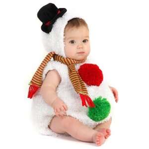   Baby Snowman Infant / Toddler Costume / White   Size 6/12 Months