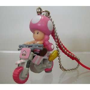  Super Mario Figure Strap Keychain Baby Toadette Toys 